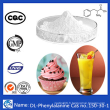 Usine d&#39;alimentation en vrac en poudre Aminoacide CAS 150-30-1 Dl-Phenylalanine